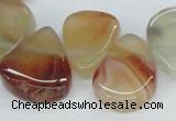 CTD696 Top drilled 18*25mm - 22*30mm freeform agate gemstone beads