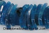 CTD722 Top drilled 12*25mm - 14*40mm wand agate gemstone beads