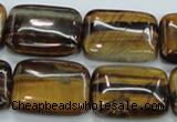 CTE107 15.5 inches 18*25mm rectangle yellow tiger eye beads wholesale