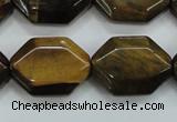 CTE112 15.5 inches 18*25mm octagonal yellow tiger eye beads wholesale