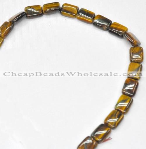 CTE12 15.5 inches 15*20mm rectangle yellow tiger eye beads