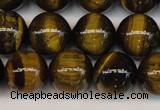 CTE1211 15.5 inches 8mm round AB grade yellow tiger eye beads