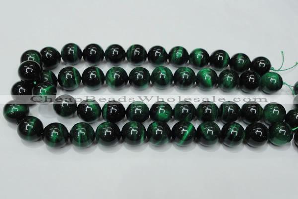 CTE145 15.5 inches 14mm round dyed tiger eye gemstone beads