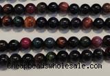 CTE147 15.5 inches 6mm round colorful tiger eye beads wholesale