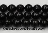 CTE1600 15.5 inches 4mm round AB grade black tiger eye beads