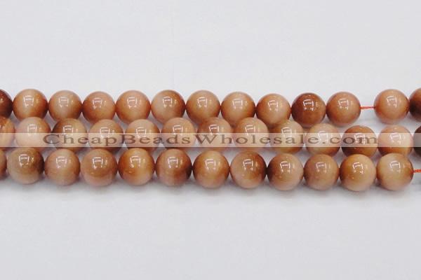 CTE1656 15.5 inches 16mm round sun orange tiger eye beads