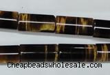 CTE166 15.5 inches 10*20mm column yellow tiger eye gemstone beads