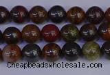 CTE1790 15.5 inches 4mm round red iron tiger beads wholesale