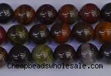 CTE1791 15.5 inches 6mm round red iron tiger beads wholesale