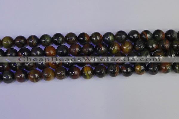 CTE1805 15.5 inches 14mm round blue iron tiger beads wholesale