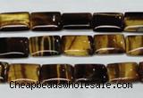 CTE189 15.5 inches 13*18mm rectangle yellow tiger eye gemstone beads