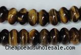 CTE196 15.5 inches 7*12mm rondelle yellow tiger eye gemstone beads