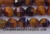 CTE1991 15.5 inches 6mm faceted round yellow tiger eye beads