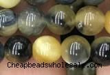 CTE2016 15.5 inches 8mm round golden & blue tiger eye beads wholesale