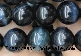 CTE2030 15.5 inches 8mm round blue tiger eye gemstone beads