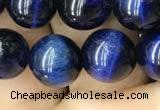 CTE2038 15.5 inches 10mm round blue tiger eye beads wholesale