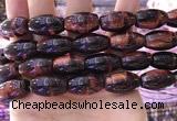 CTE2082 15.5 inches 12*21mm rice red tiger eye beads wholesale