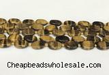 CTE2131 15.5 inches 13*18mm oval yellow tiger eye beads