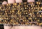 CTE2145 15.5 inches 4mm round yellow tiger eye beads wholesale