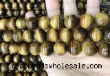 CTE2152 15.5 inches 16mm round yellow tiger eye beads wholesale