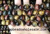 CTE2195 15.5 inches 14mm round mixed tiger eye beads wholesale