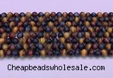 CTE2219 15.5 inches 6mm round colorful tiger eye gemstone beads