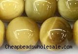 CTE2385 15 inches 12mm round golden tiger eye beads