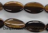 CTE302 15.5 inches 15*25mm oval yellow tiger eye gemstone beads