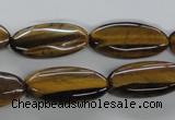 CTE306 15.5 inches 12*25mm marquise yellow tiger eye gemstone beads