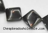 CTE37 15.5 inches 15*15mm square blue tiger eye beads wholesale