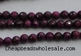 CTE471 15.5 inches 6mm faceted round red tiger eye beads wholesale