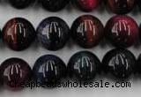 CTE595 15.5 inches 14mm round colorful tiger eye beads wholesale