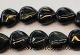 CTE650 15.5 inches 16*16mm heart blue tiger eye beads wholesale