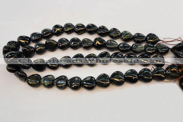 CTE650 15.5 inches 16*16mm heart blue tiger eye beads wholesale