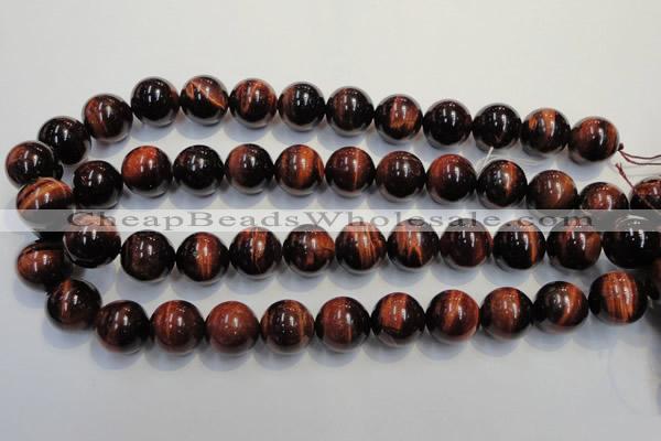 CTE88 15.5 inches 16mm round red tiger eye gemstone beads