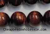 CTE89 15.5 inches 18mm round red tiger eye gemstone beads