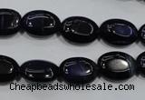 CTE951 15.5 inches 10*14mm oval dyed blue tiger eye beads wholesale