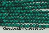 CTG101 15.5 inches 2mm round tiny synthetic malachite beads wholesale