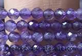 CTG1022 15.5 inches 2mm faceted round tiny amethyst beads