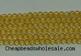 CTG116 15.5 inches 2mm round tiny citrine gemstone beads wholesale