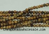 CTG117 15.5 inches 2mm round tiny leopard skin jasper beads wholesale