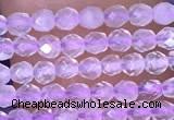 CTG1404 15.5 inches 2mm faceted round lavender amethyst beads wholesale