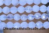 CTG1442 15.5 inches 2mm faceted round blue lace agate beads