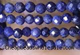 CTG1448 15.5 inches 2mm faceted round sapphire beads wholesale