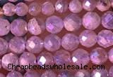 CTG1507 15.5 inches 3mm faceted round AB-color labradorite beads