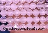 CTG1600 15.5 inches 2.5mm faceted round tiny white moonstone beads