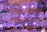 CTG1620 15.5 inches 4mm faceted round tiny labradorite beads