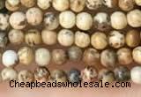 CTG2012 15 inches 2mm,3mm picture jasper beads