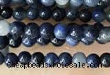 CTG2027 15 inches 2mm,3mm natural blue dumortierite beads