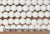 CTG2075 15 inches 2mm,3mm white porcelain beads wholesale